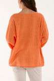 Black Necklace 3/4 Sleeve Blouse For Women ONE SIZE - Dropwear