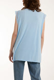 White Lace Trim Sleeveless Top For Women ONE SIZE - Dropwear
