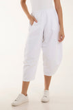 Navy Jersey Pockets Relaxed Fit Trousers For Women ONE SIZE - Dropwear