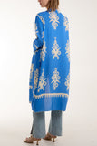 Printed Pockets Long Kimono For Women  - Dropwear