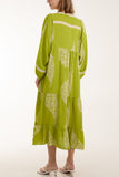 Royal Blue Paisley Print Tunic Maxi Dress For Women ONE SIZE - Dropwear
