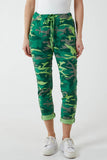 Magic Super Stretch Camouflage Print Trousers For Women  - Dropwear