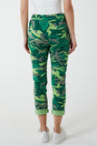 Magic Super Stretch Camouflage Print Trousers For Women  - Dropwear