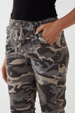 Magic Super Stretch Camouflage Print Trousers For Women  - Dropwear