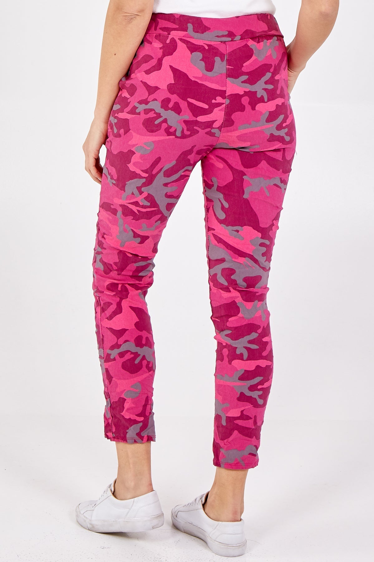 Magic Super Stretch Camouflage Print Trousers For Women  - Dropwear