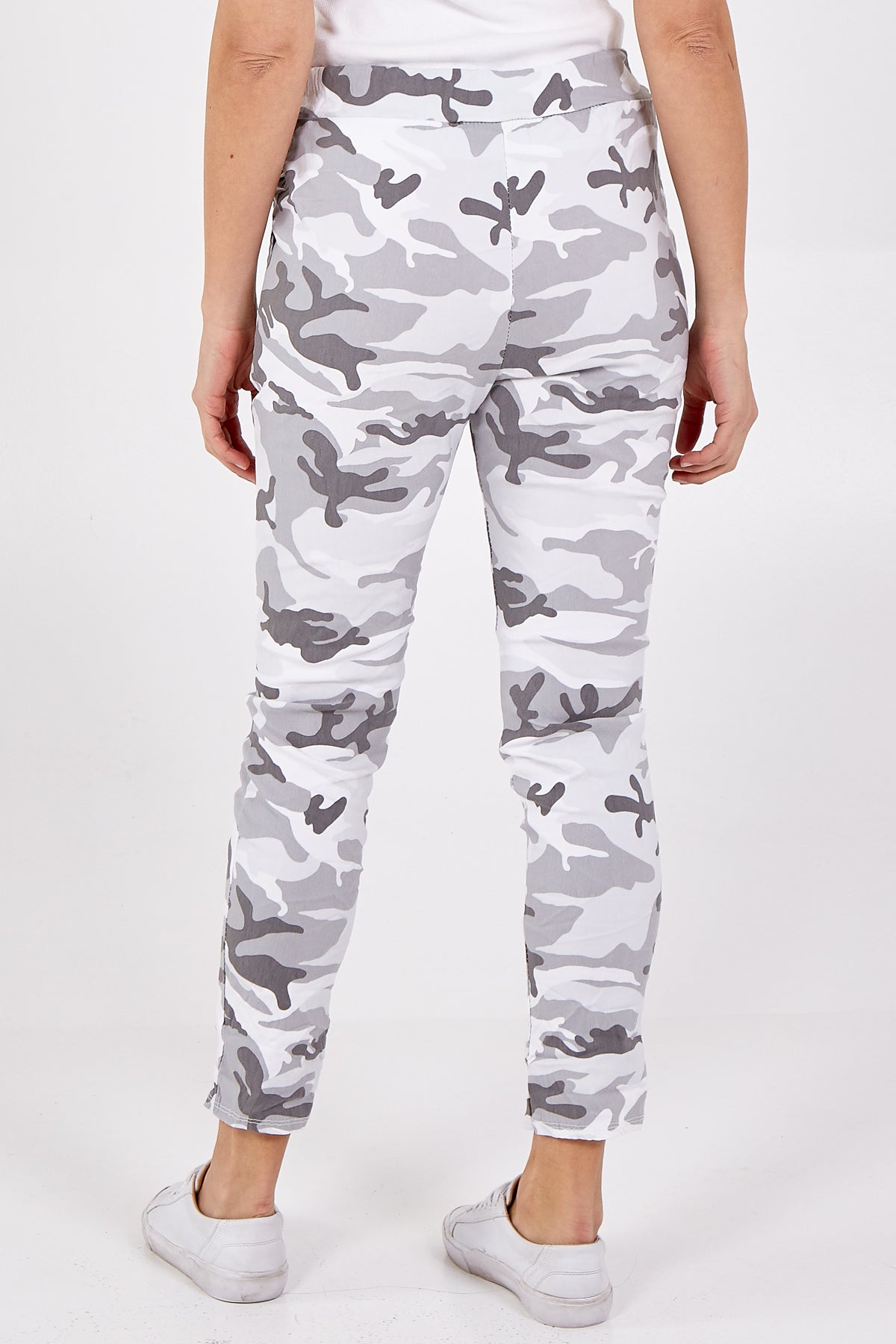 Magic Super Stretch Camouflage Print Trousers For Women  - Dropwear