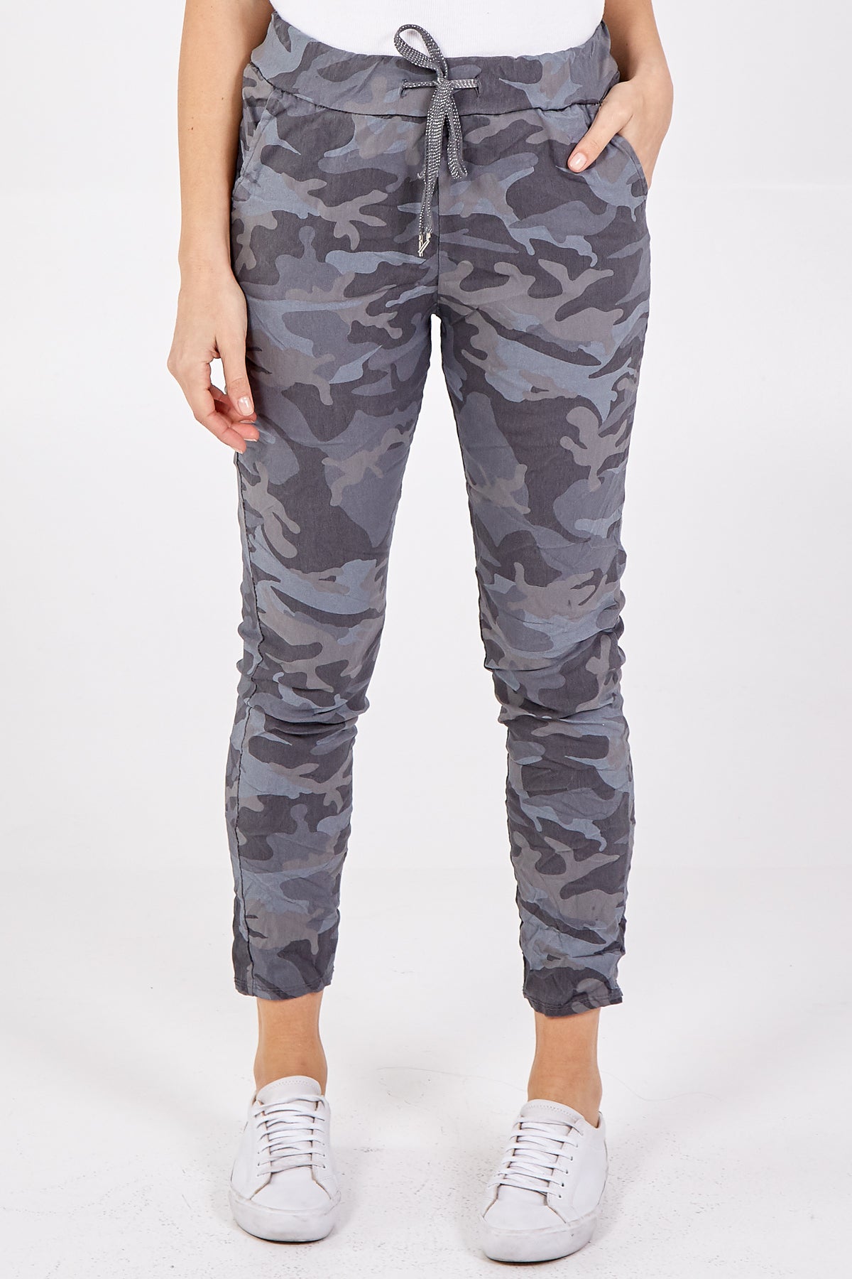 Stone Magic Super Stretch Camouflage Print Trousers For Women ONE SIZE - Dropwear