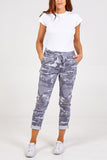 Magic Super Stretch Camouflage Print Trousers For Women  - Dropwear