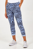 Pink Magic Super Stretch Leopard Print Trousers For Women ONE SIZE - Dropwear