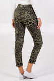 Jade Magic Super Stretch Leopard Print Trousers For Women ONE SIZE - Dropwear
