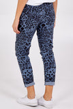 Magic Super Stretch Leopard Print Trousers For Women  - Dropwear