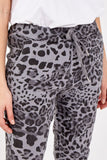 Magic Super Stretch Leopard Print Trousers For Women  - Dropwear