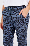 Magic Super Stretch Leopard Print Trousers For Women  - Dropwear