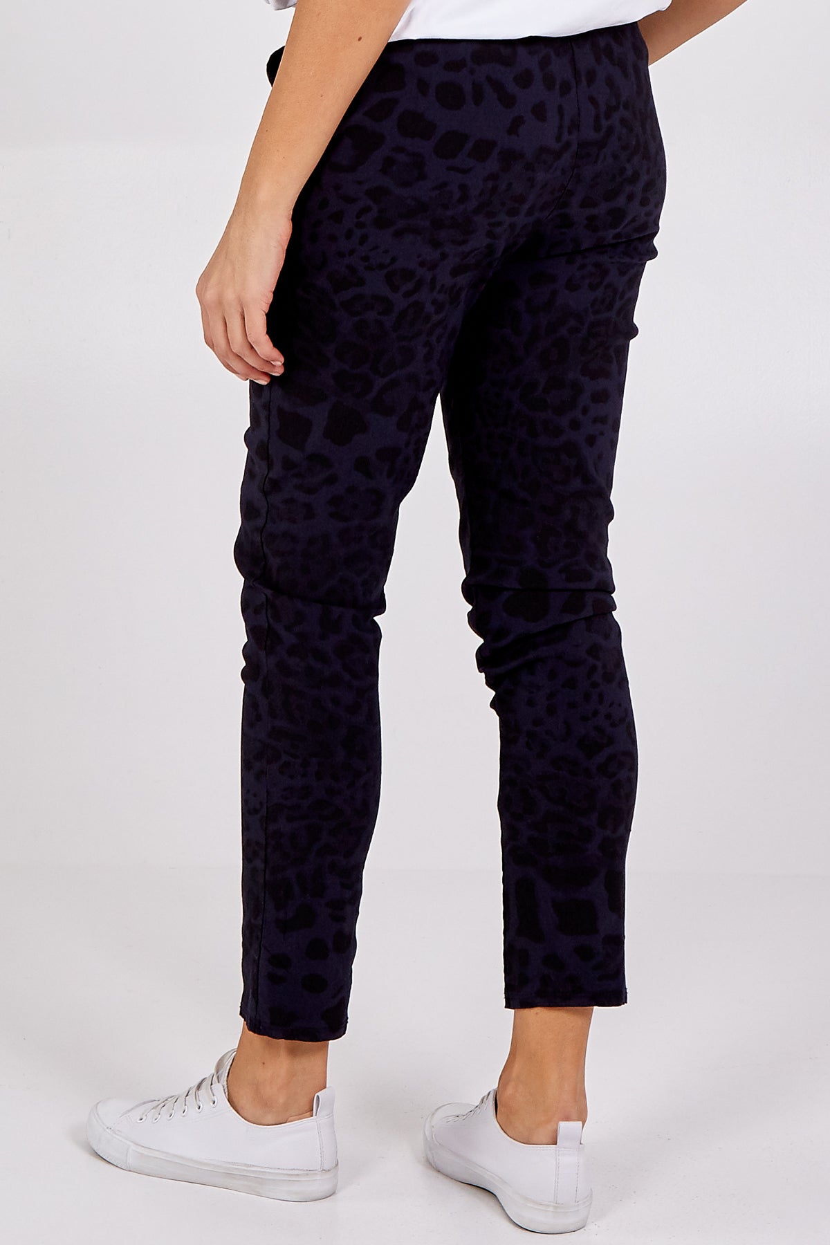 Magic Super Stretch Leopard Print Trousers For Women  - Dropwear