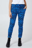 Magic Super Stretch Leopard Print Trousers For Women  - Dropwear