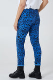 Magic Super Stretch Leopard Print Trousers For Women  - Dropwear