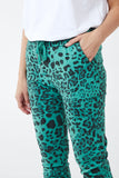 Magic Super Stretch Leopard Print Trousers For Women  - Dropwear