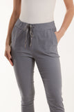 Magic Plain Super Stretch Crushed Trousers For Women  - Dropwear