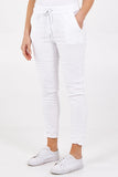 Magic Plain Super Stretch Crushed Trousers For Women  - Dropwear
