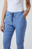 Magic Plain Super Stretch Crushed Trousers For Women  - Dropwear