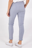 Grey Magic Plain Super Stretch Crushed Trousers For Women ONE SIZE - Dropwear