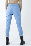 Magic Plain Super Stretch Crushed Trousers For Women  - Dropwear