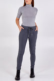Magic Plain Super Stretch Crushed Trousers For Women  - Dropwear