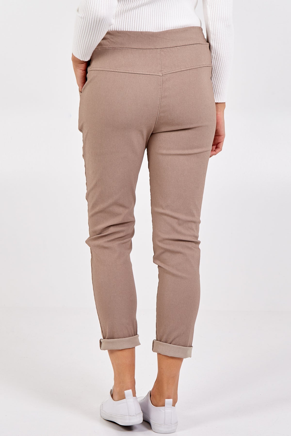Magic Plain Smart Non-Crush Trouser For Women  - Dropwear
