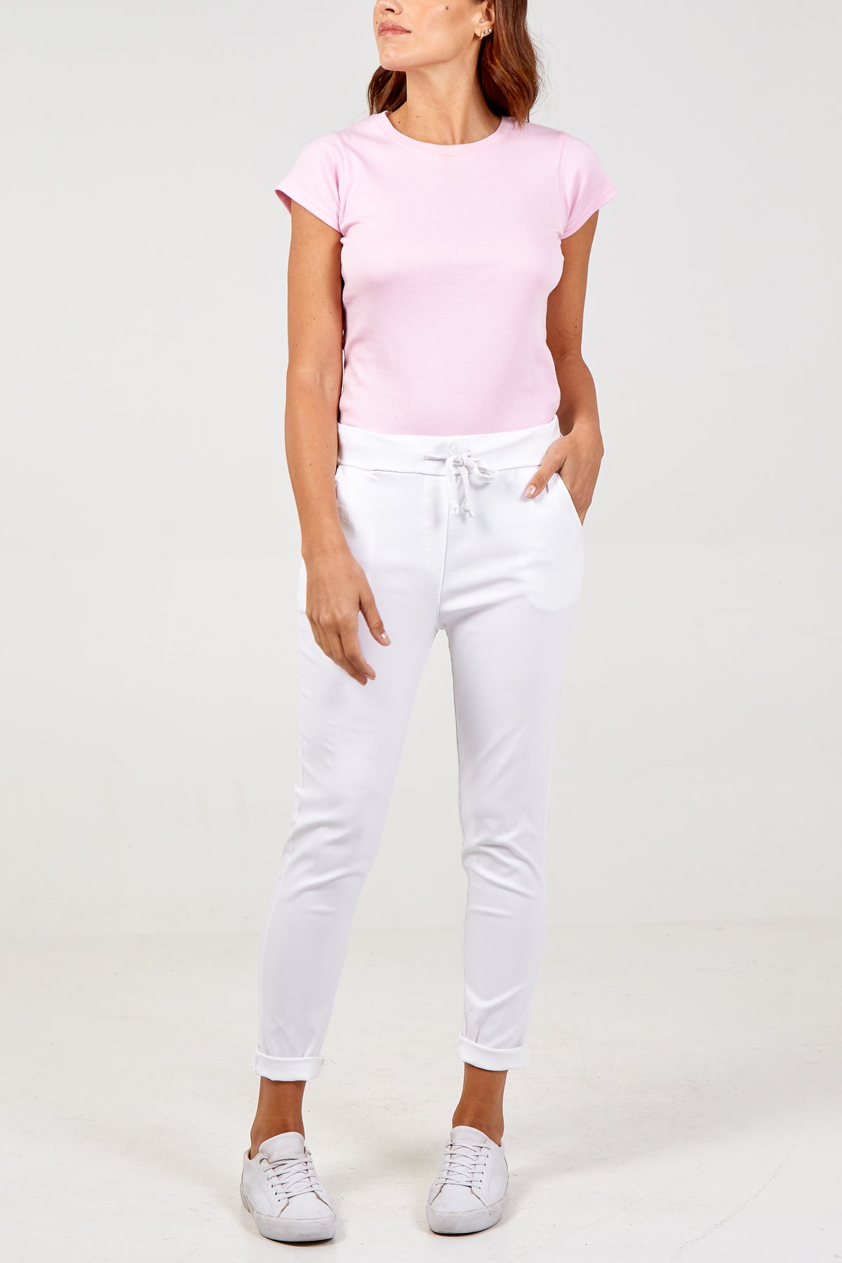 Magic Plain Smart Non-Crush Trouser For Women  - Dropwear