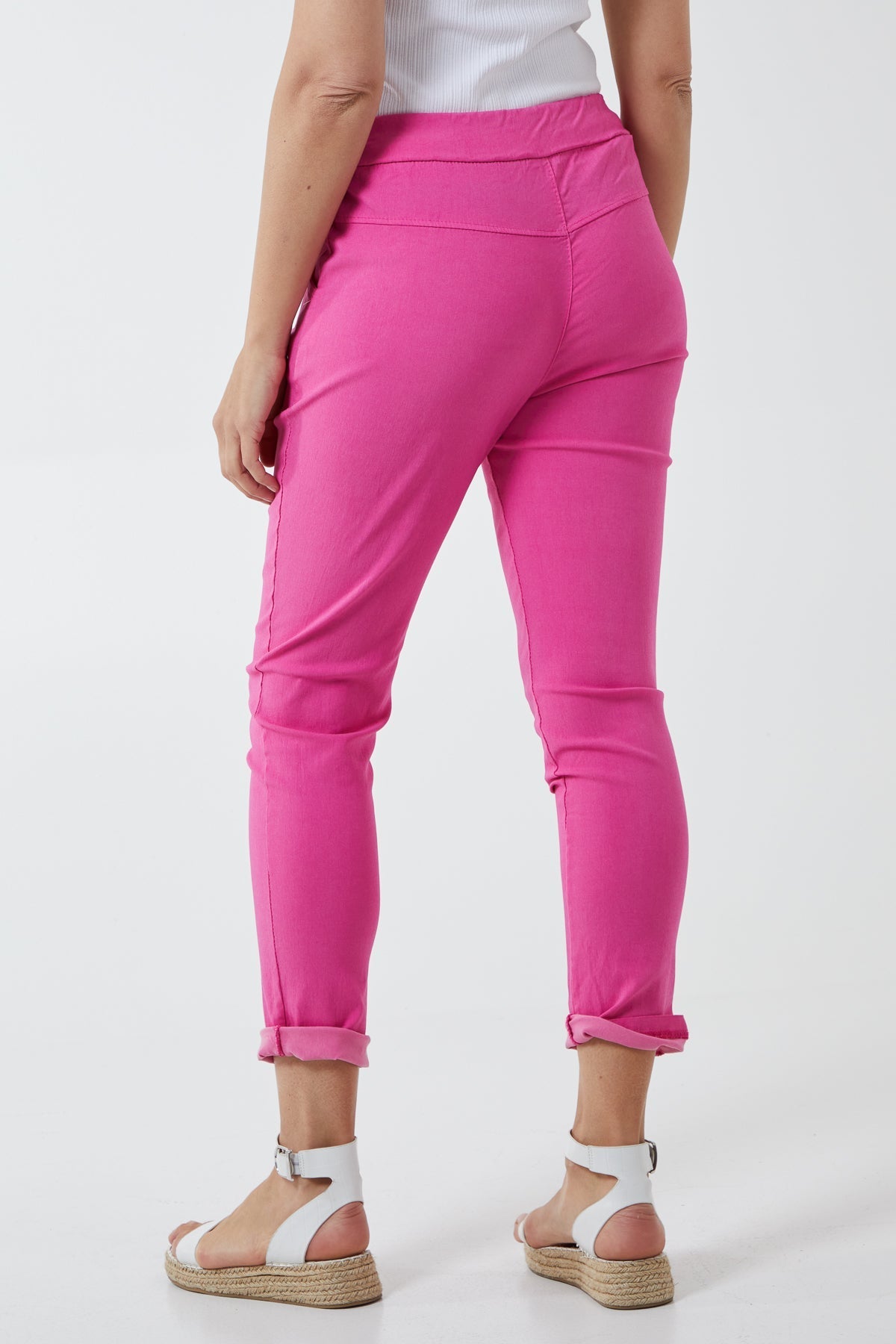 Magic Plain Smart Non-Crush Trouser For Women  - Dropwear