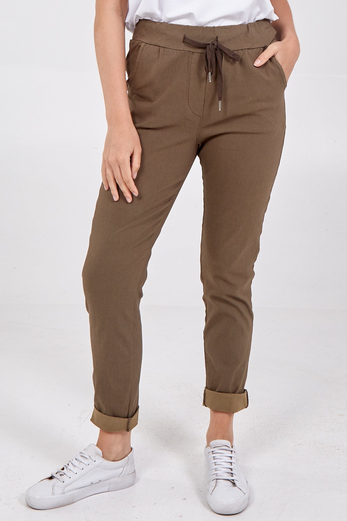 Magic Plain Smart Non-Crush Trouser For Women  - Dropwear