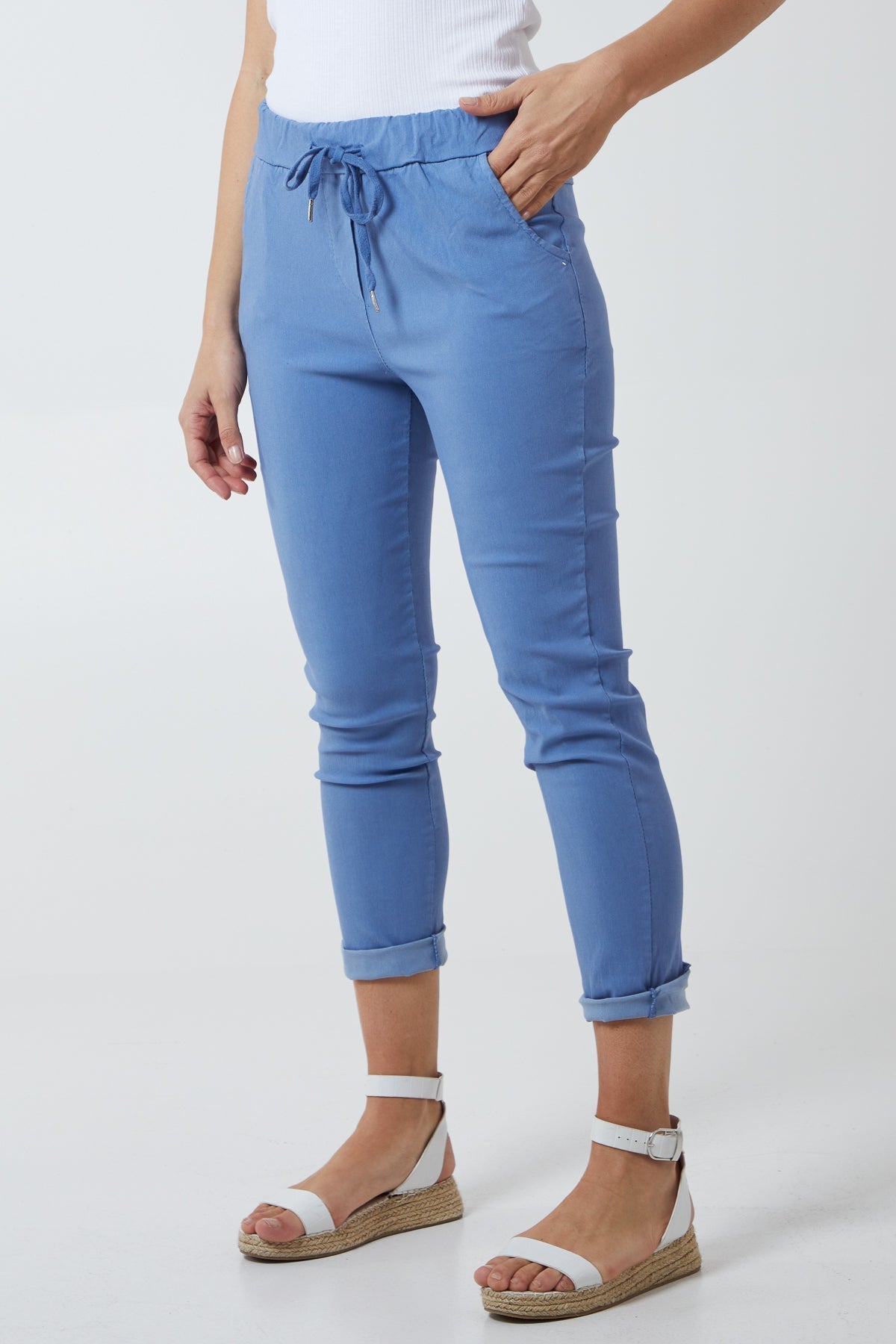 Magic Plain Smart Non-Crush Trouser For Women  - Dropwear