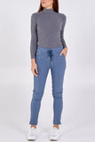 Jade Magic Plain Smart Non-Crush Trouser For Women ONE SIZE - Dropwear