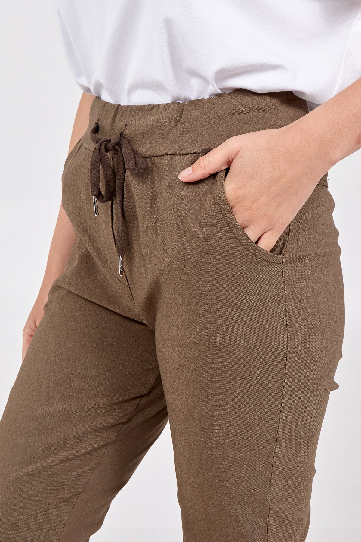 Magic Plain Smart Non-Crush Trouser (Extra Large) For Women  - Dropwear