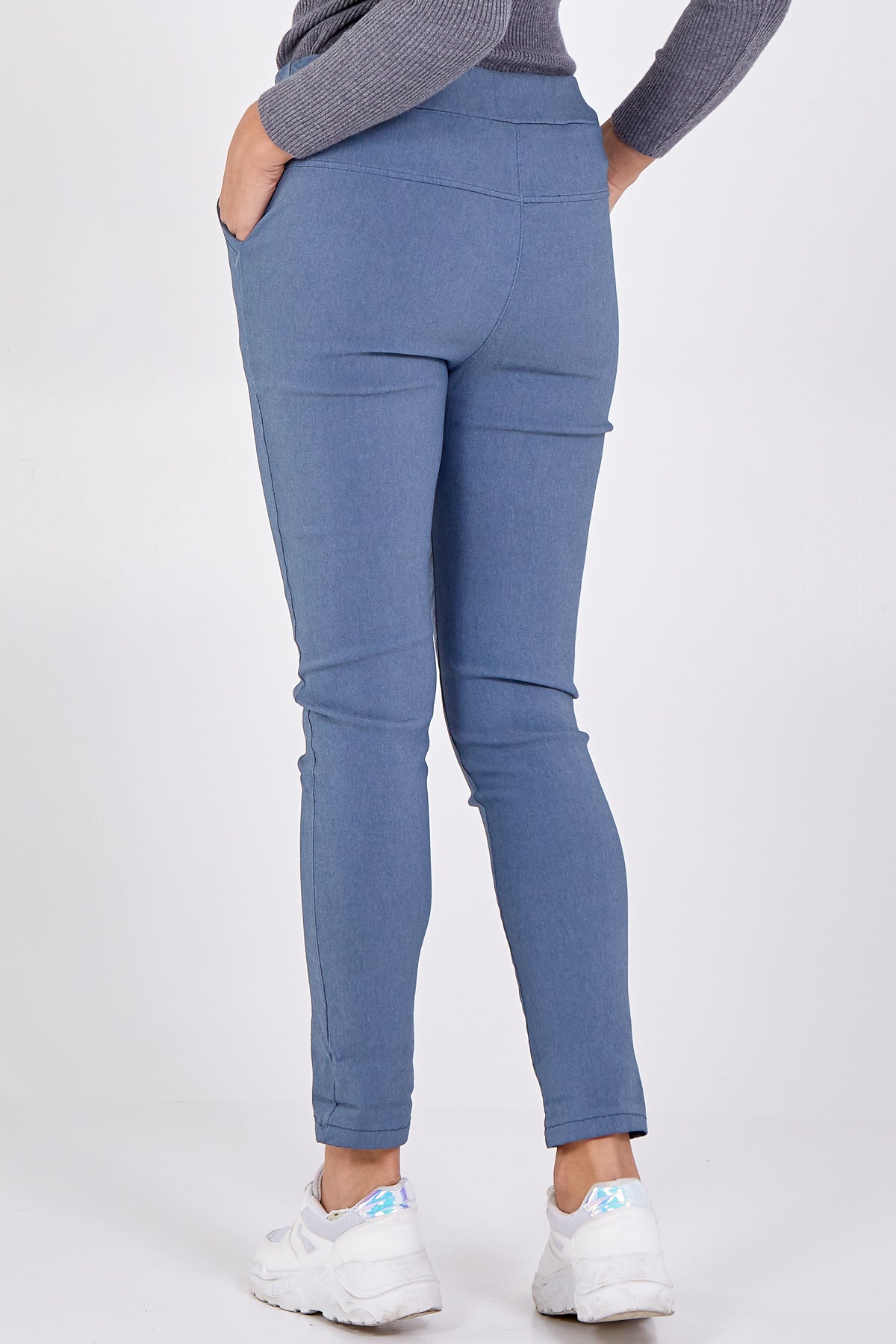 Denim Magic Plain Smart Non-Crush Trouser For Women ONE SIZE - Dropwear