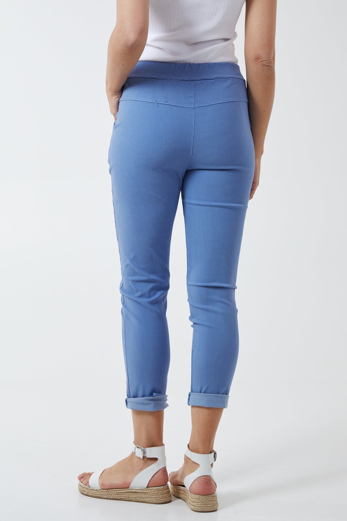 Magic Plain Smart Non-Crush Trouser For Women  - Dropwear
