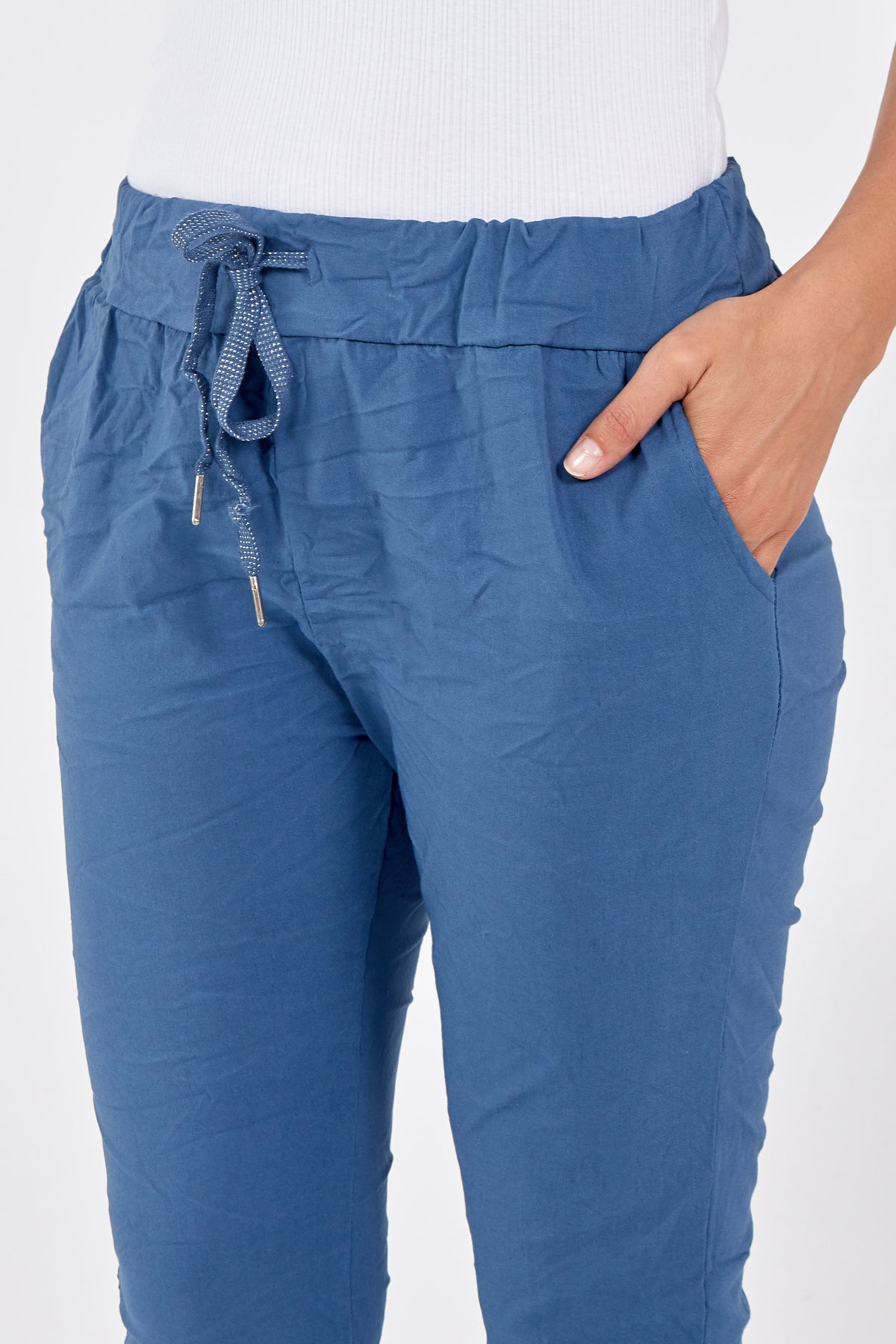 Magic Plain Smart Non-Crush Trouser For Women  - Dropwear