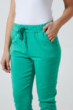 Khaki Magic Plain Smart Non-Crush Trouser For Women ONE SIZE - Dropwear