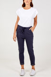 White Magic Plain Smart Non-Crush Trouser For Women ONE SIZE - Dropwear