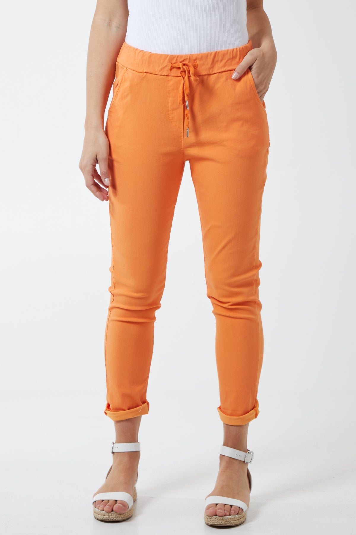 Magic Plain Smart Non-Crush Trouser For Women  - Dropwear