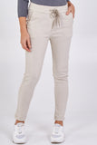 Stone Magic Plain Smart Non-Crush Trouser For Women ONE SIZE - Dropwear