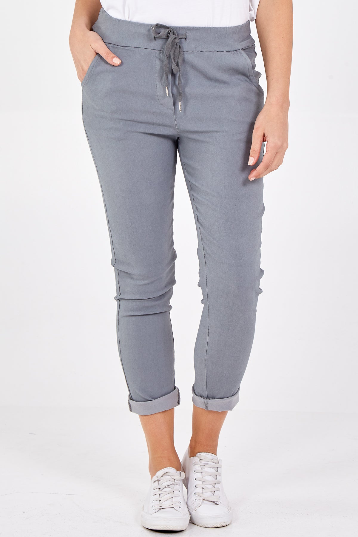 Magic Plain Smart Non-Crush Trouser For Women  - Dropwear