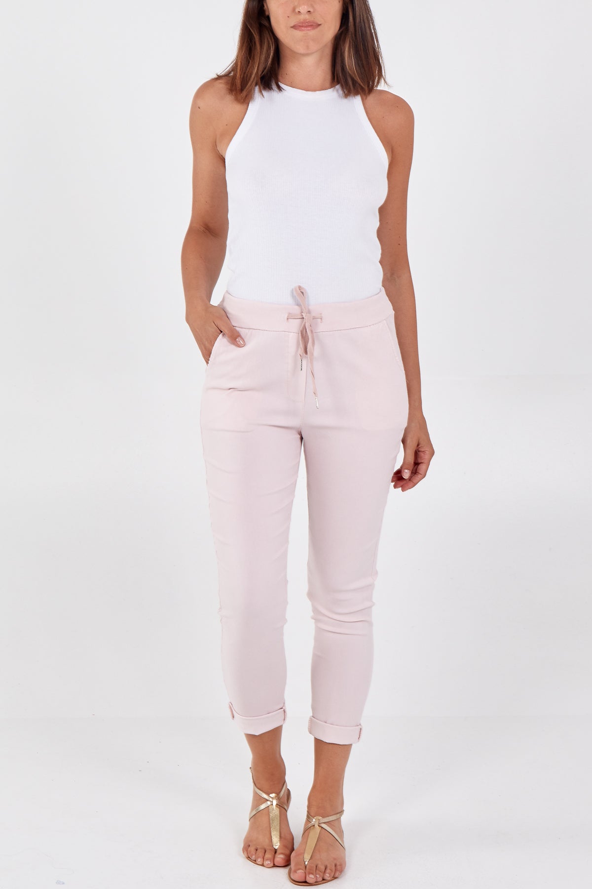 Magic Plain Smart Non-Crush Trouser For Women  - Dropwear