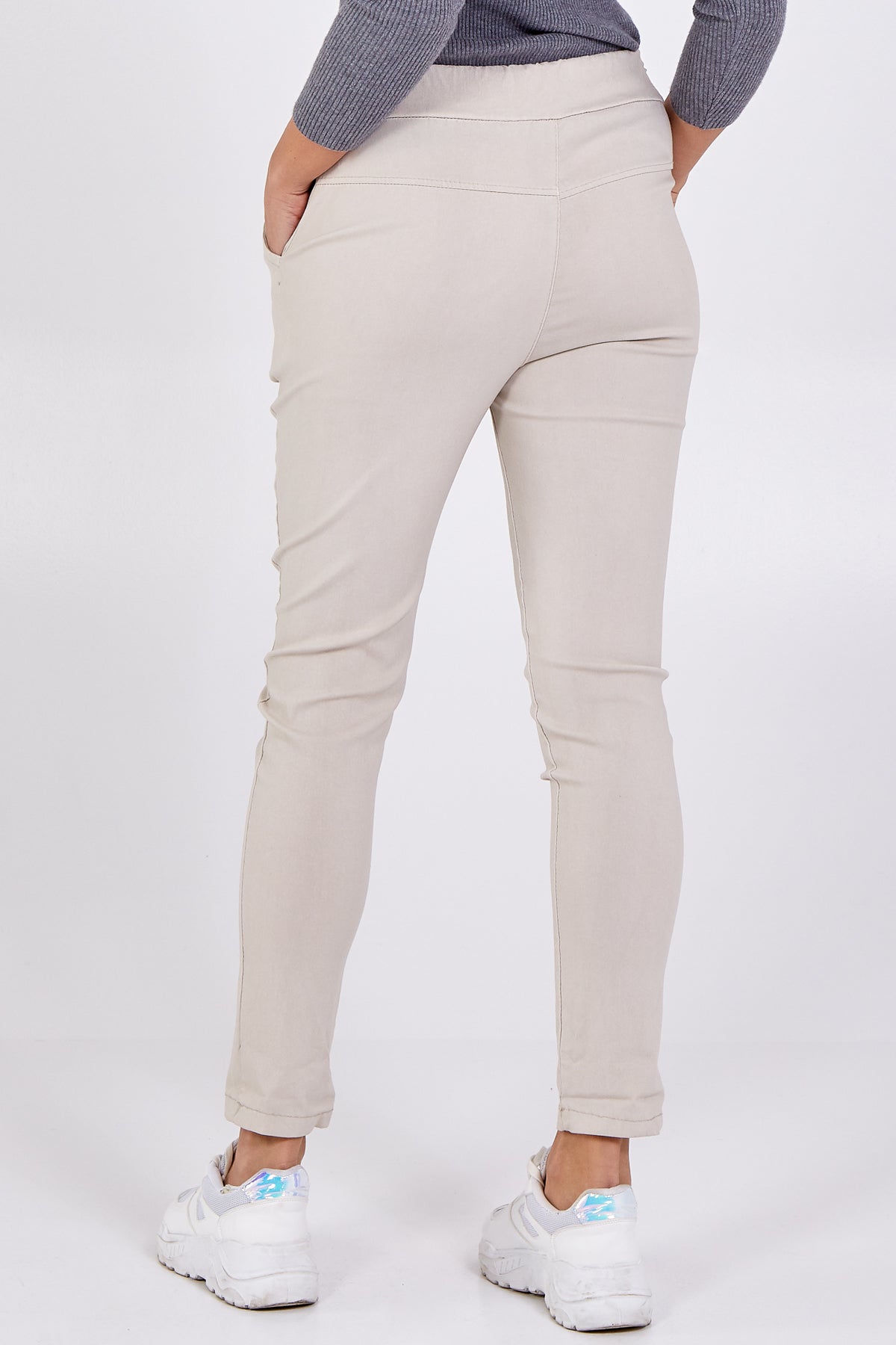 Blue Magic Plain Smart Non-Crush Trouser For Women ONE SIZE - Dropwear