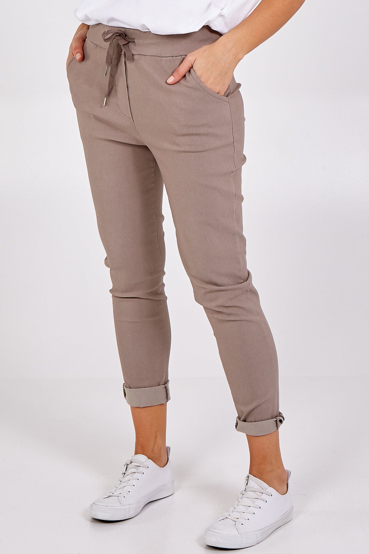 Magic Plain Smart Non-Crush Trouser (Extra Large) For Women  - Dropwear