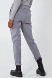 Slate Grey Magic Plain Smart Non-Crush Trouser (Extra Large) For Women XL/XXL - Dropwear