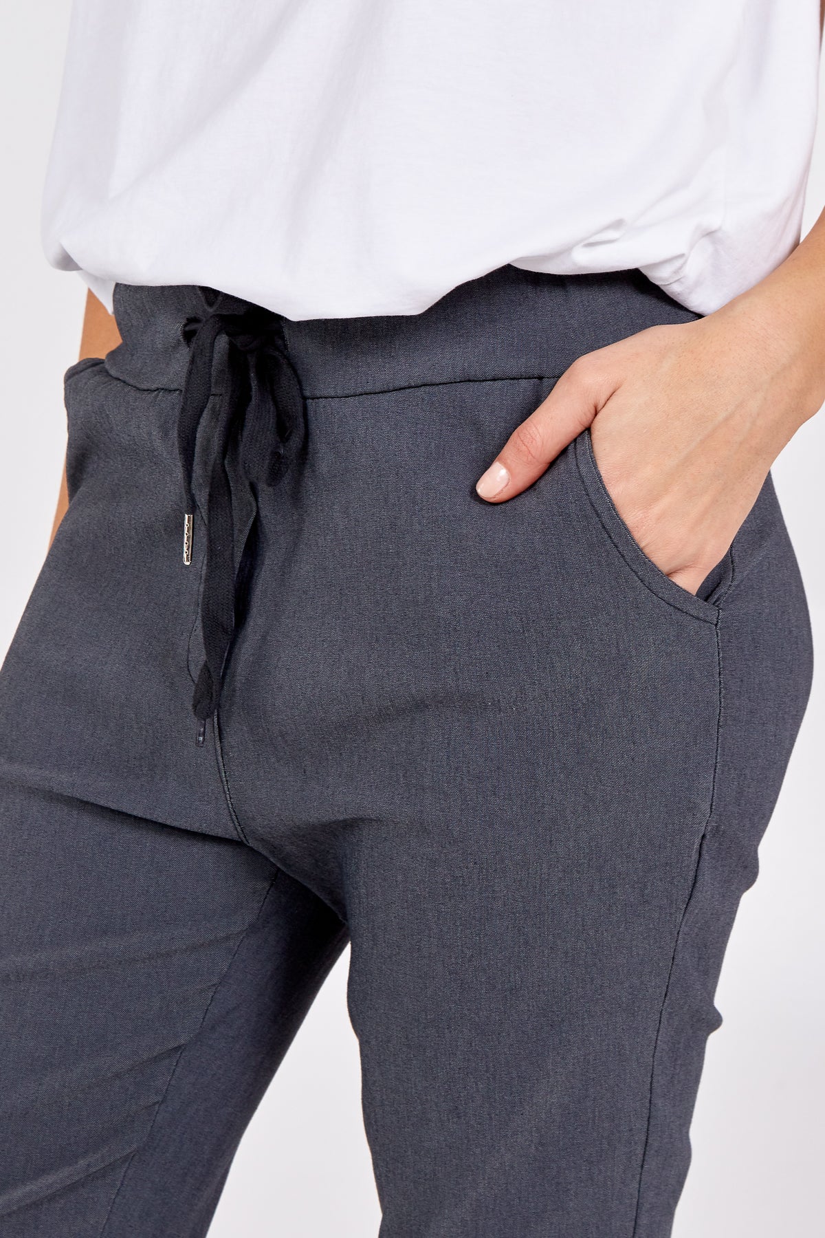 Magic Plain Smart Non-Crush Trouser (Extra Large) For Women  - Dropwear