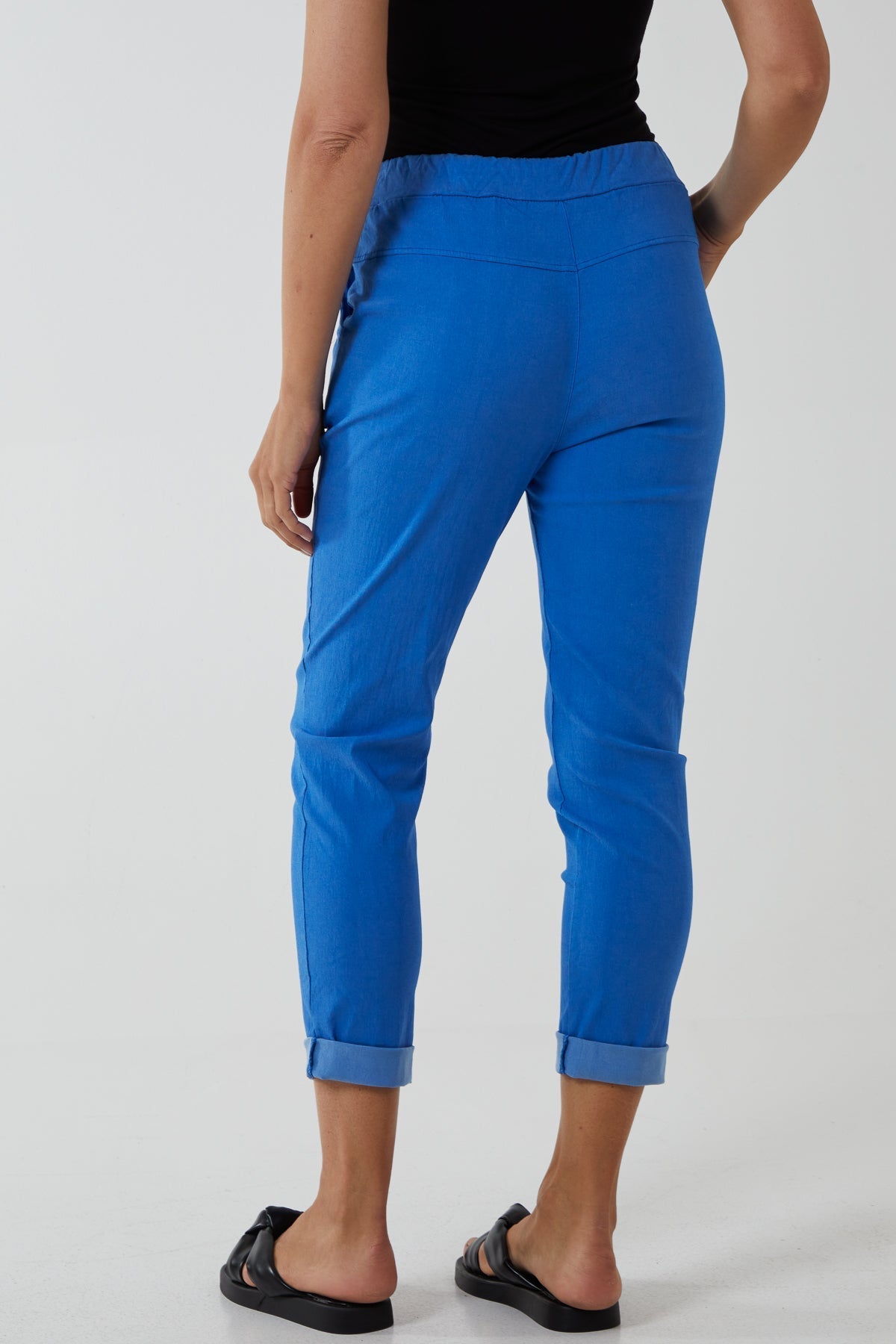 Magic Plain Smart Non-Crush Trouser (Extra Large) For Women  - Dropwear