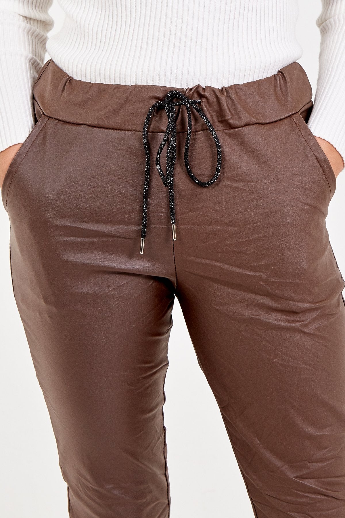 Magic Stretch PU Coated Trousers (Extra Large) For Women  - Dropwear