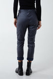 Bottle Green Magic Stretch PU Coated Crushed Trousers For Women ONE SIZE - Dropwear